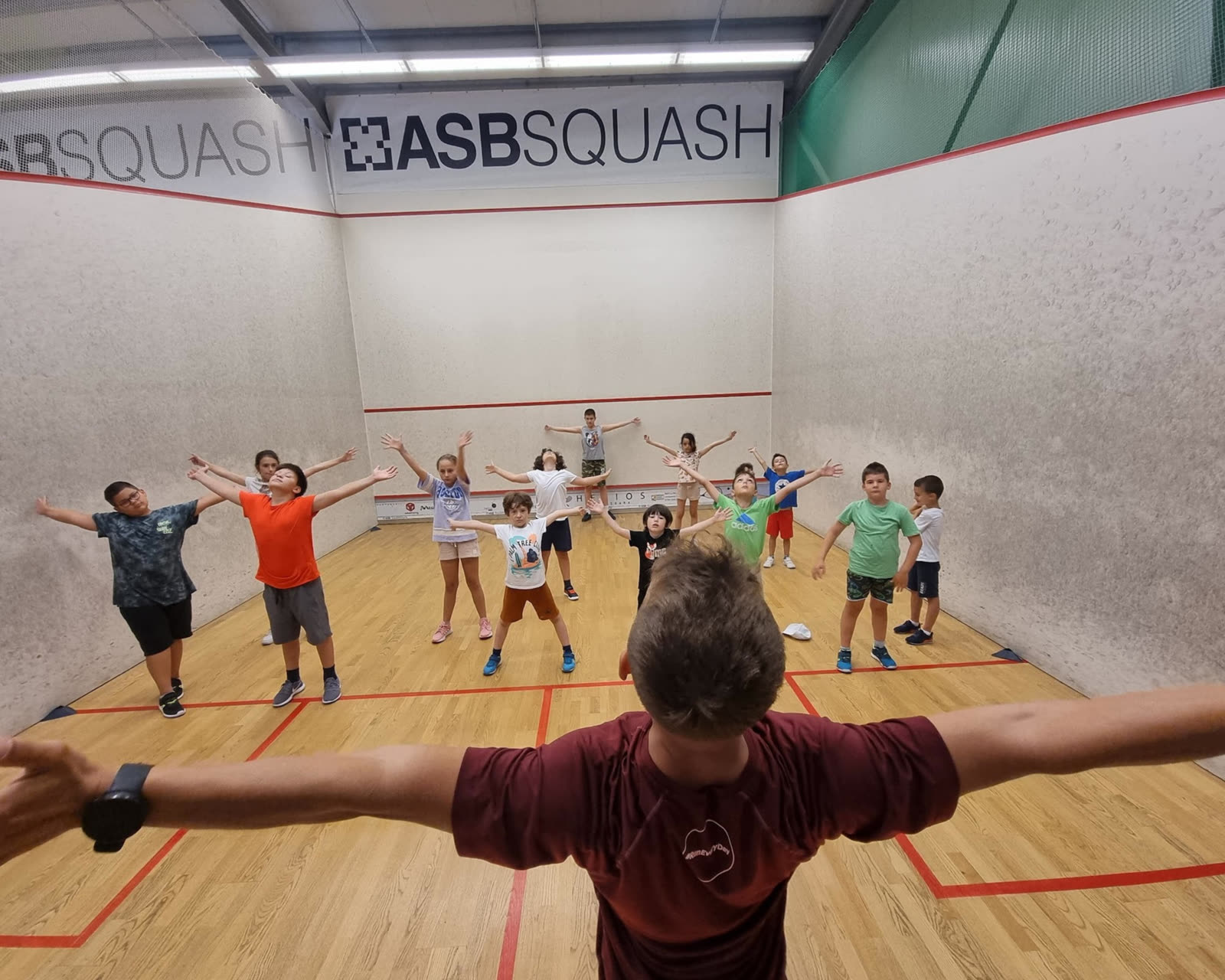 Copii și juniori – squash și sport la VIRF